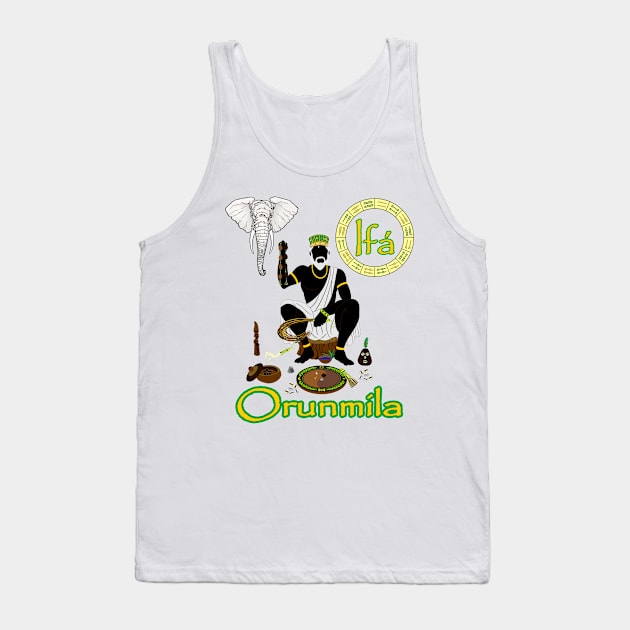 Orunmila - Ifá Tank Top by Korvus78